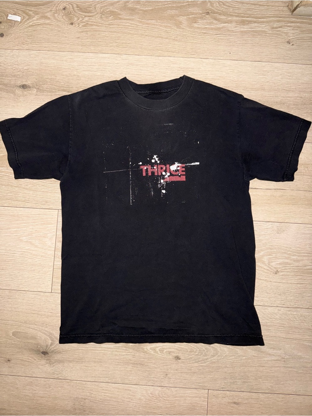 Vintage Thrice Logo Black T-Shirt